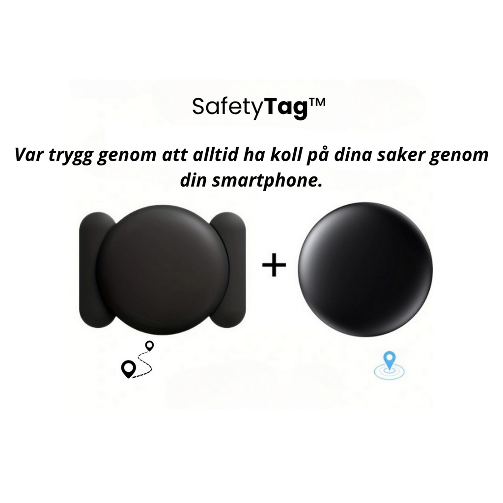 SafetyTag™ - Vet alltid var dina värdesaker är – känn dig trygg varje dag