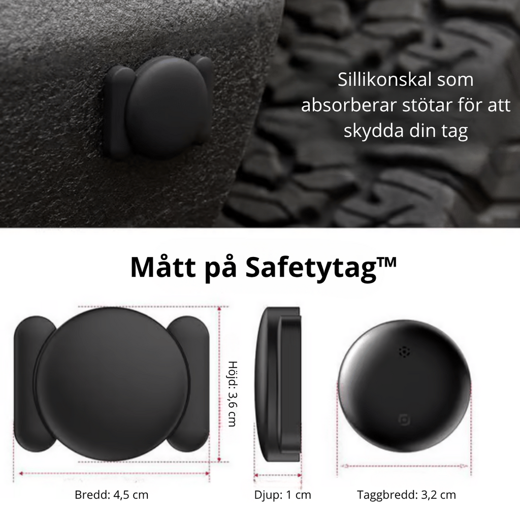 SafetyTag™ - Vet alltid var dina värdesaker är – känn dig trygg varje dag